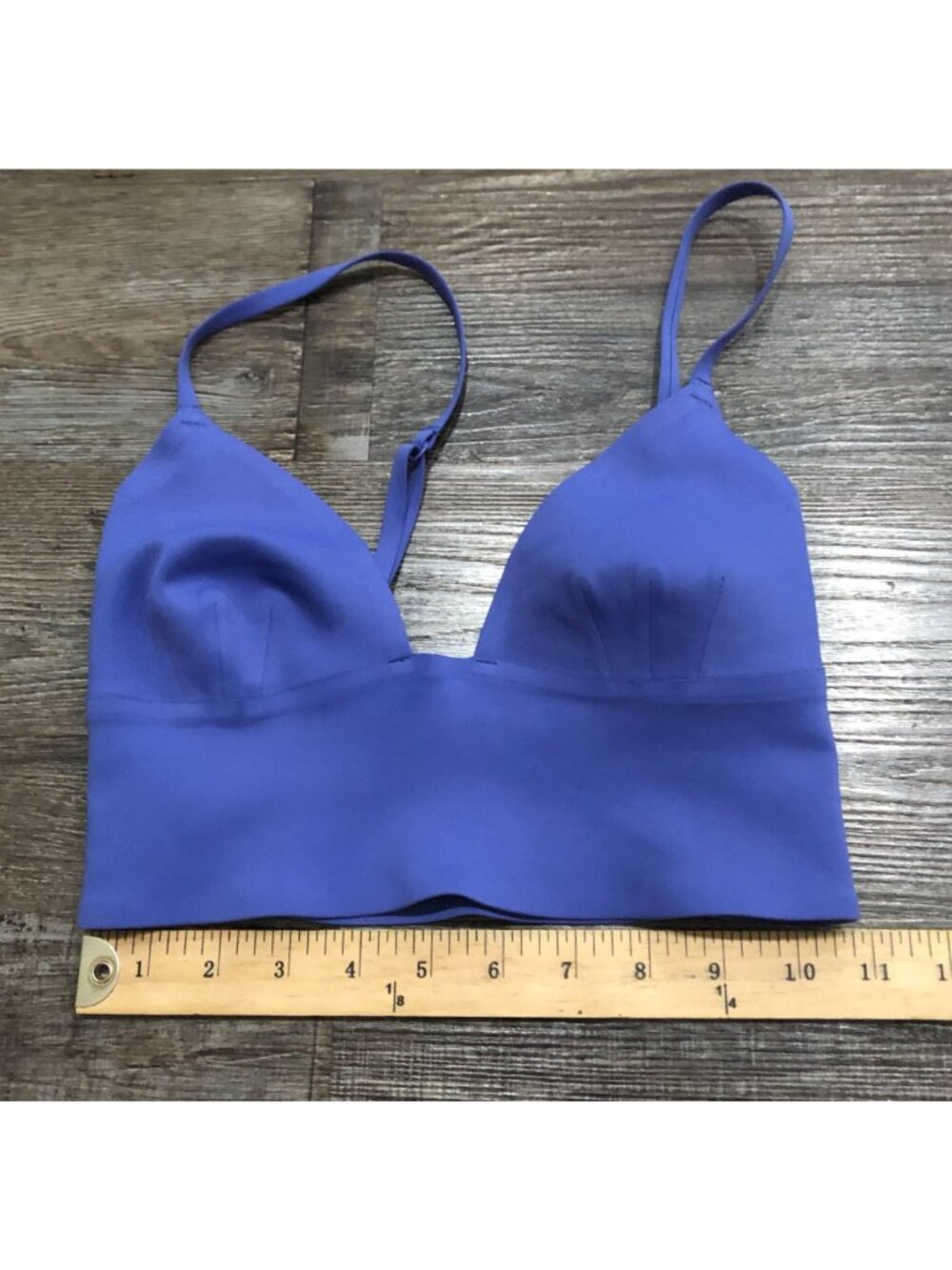 Free People Sage Longline Bralette Blue Sports Bra Size XS - Picture 4 of 4